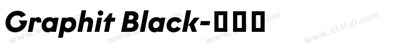 Graphit Black字体转换 Graphit Black字体转换